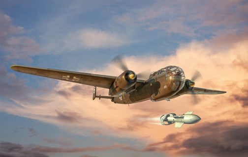 Italerai 1/72 Dornier Do 217 K-1/K-2 with Fritz X Guided Bombs Kit 1488