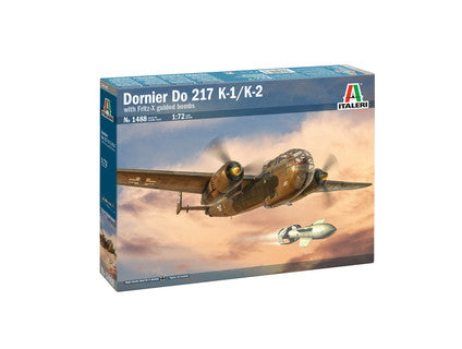 Italerai 1/72 Dornier Do 217 K-1/K-2 with Fritz X Guided Bombs Kit 1488