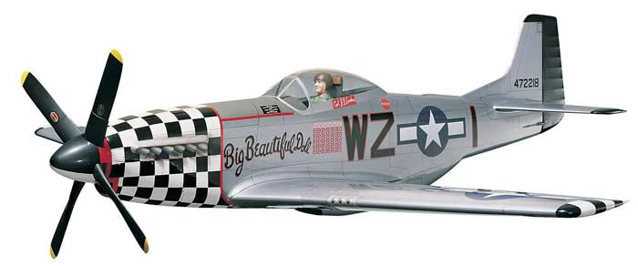 Top Flite 1//7 P-51D Mustang Kit - Second Hand - New