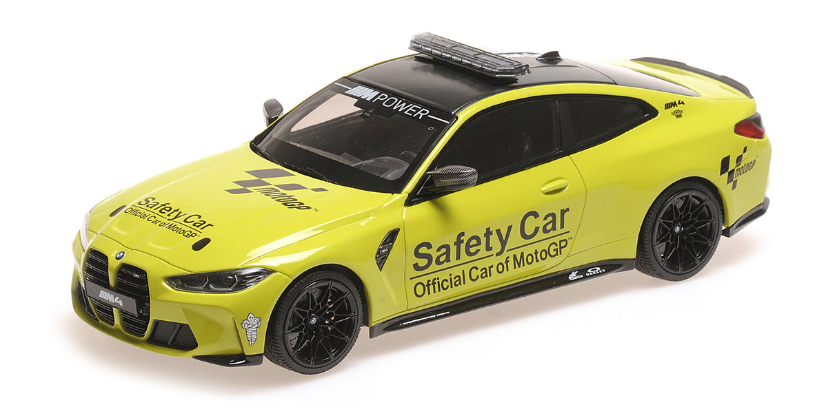 Minichamps Die Cast Collectables - 1:18 2021 BMW M4 Safety Car - Yellow