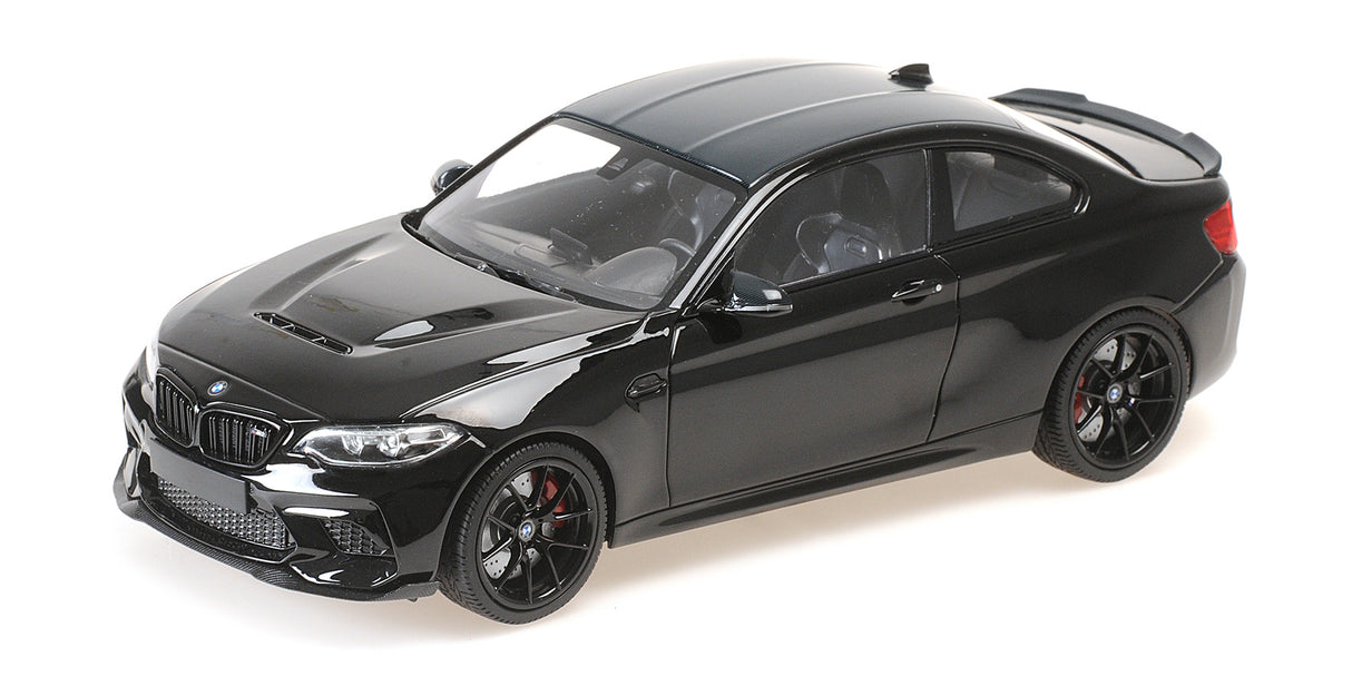 Minichamps Die Cast Collectables - 1:18 2020 BMW M2 CS - Black Metallic With Black Wheels