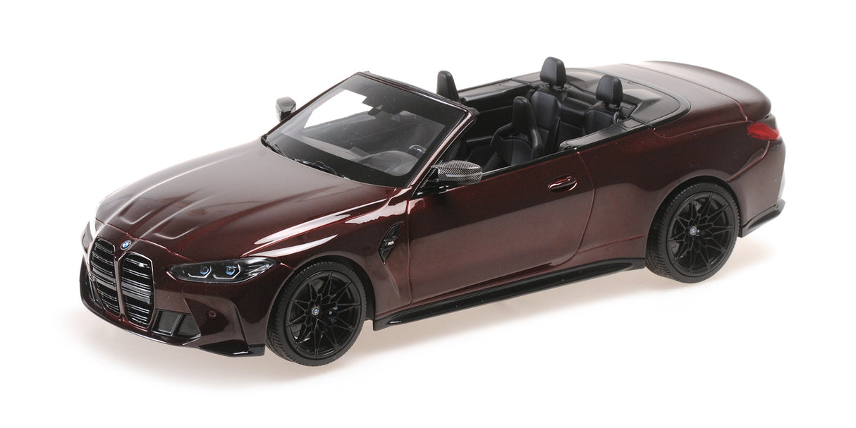 Minichamps Die Cast Collectables - 1:18 2020 BMW M4 Cabriolet - Red Metallic