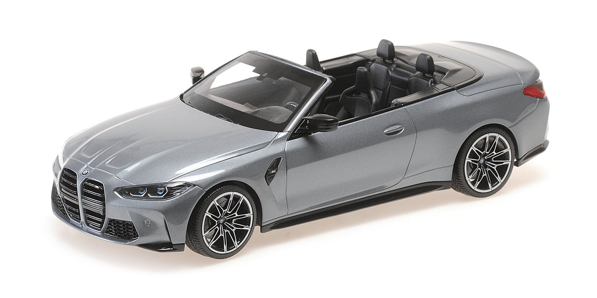 Minichamps Die Cast Collectables - 1:18 2020 BMW M4 Cabriolet - Grey Metallic