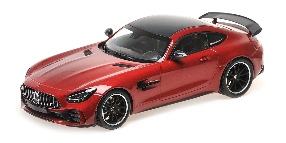 Minichamps Die Cast Collectables - 1:18 2021 Mercedes-AMG GT-R - Red Metallic