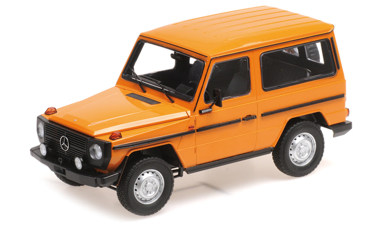 Minichamps Die Cast Collectables - 1:18 1980 Mercedes G-Model Short (W460) - Orange