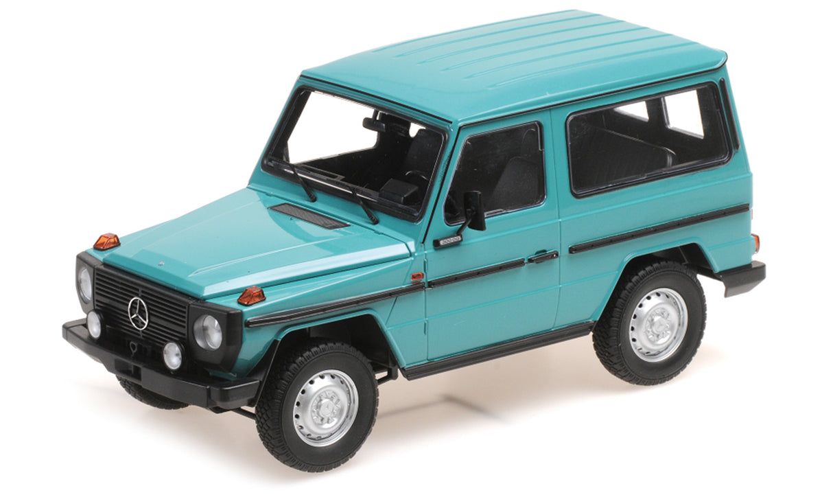 Minichamps Die Cast Collectables - 1:18 1980 Mercedes G-Model Short (W460) - Turquoise