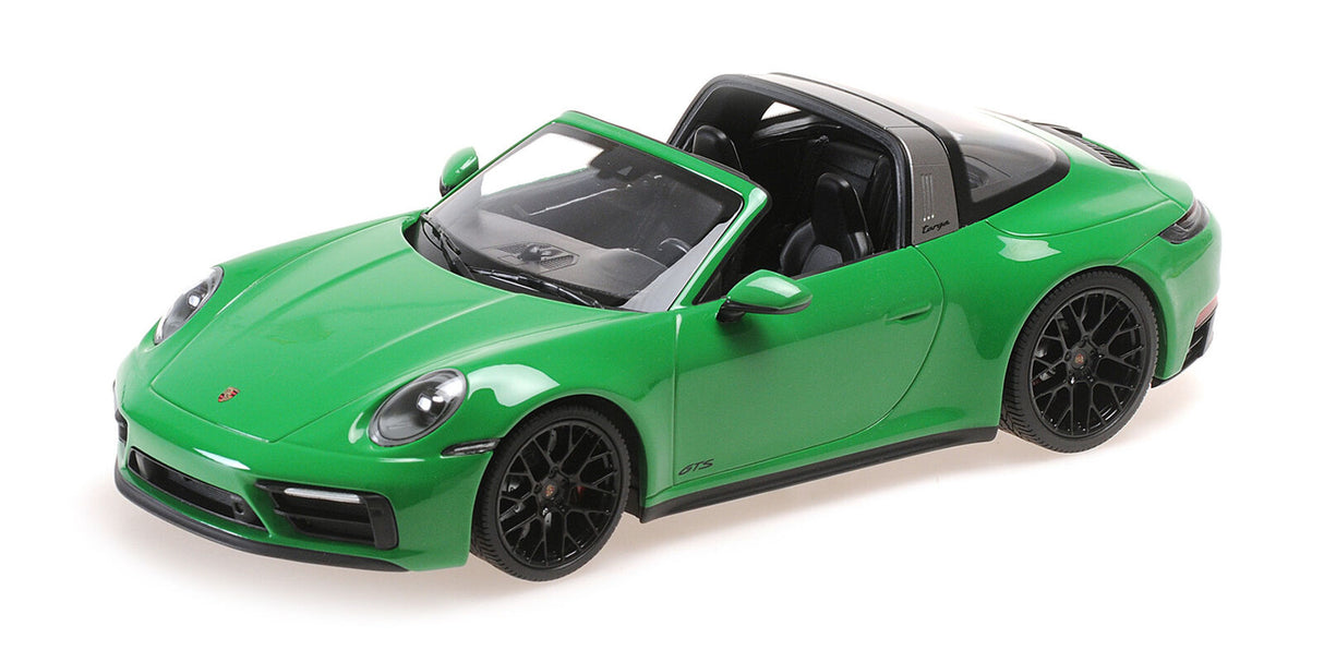 Minichamps Die Cast Collectables - 1:18 2021 Porsche 911 (992) Targa 4 GTS - Green