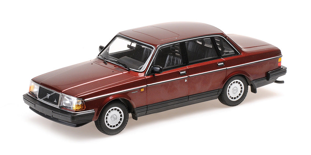 Minichamps Die Cast Collectables - 1:18 1986 Volvo 240 GL - Dark Red Metallic