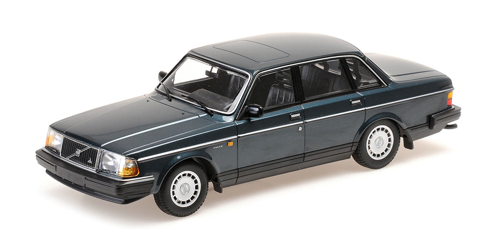 Minichamps Die Cast Collectables - 1:18 1986 Volvo 240 GL - Petrol Metallic