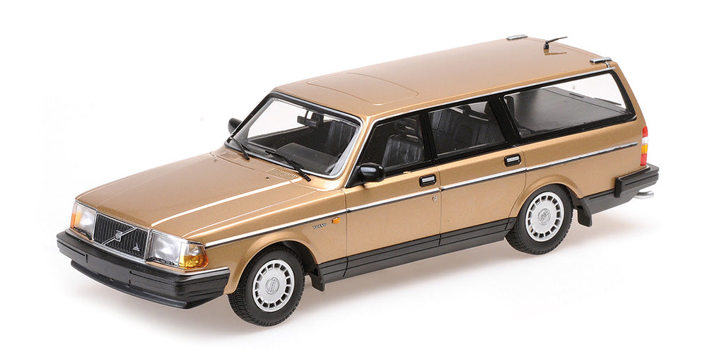 Minichamps Die Cast Collectables - 1:18 1986 Volvo 240 GL Break - Gold