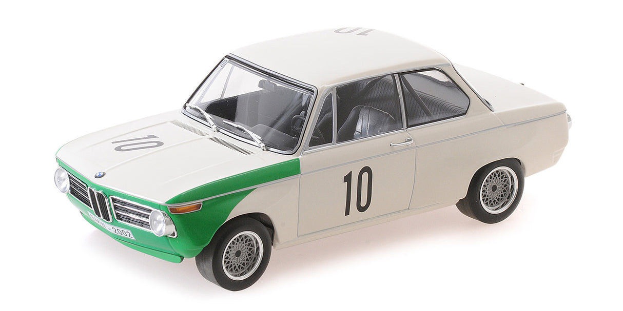 Minichamps Die Cast Collectables - 1:18 BMW 2002 Tik BMW AG - H. Hahne / D. Quester 1st GP Der Tourenwagen N³rburgring 1968