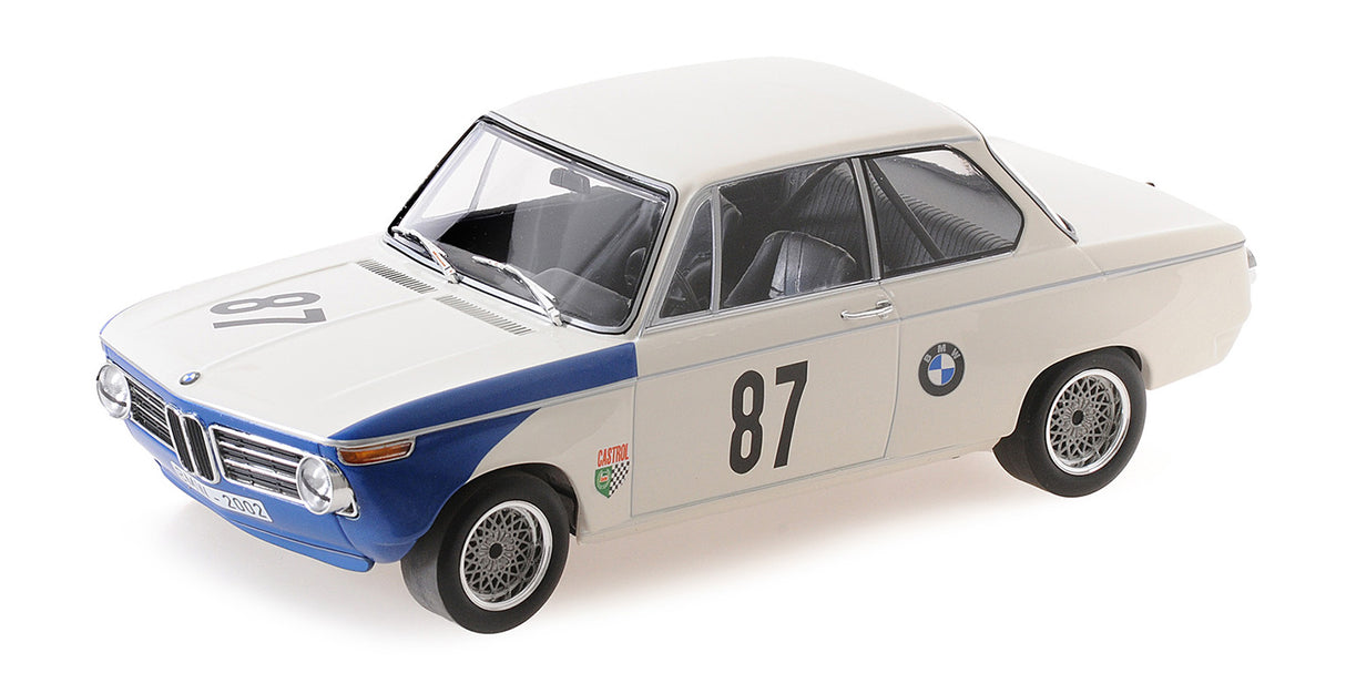 Minichamps Die Cast Collectables - 1:18 BMW 2002 Tik BMW AG - Hubert Hahne Grand Prix Brno 1969