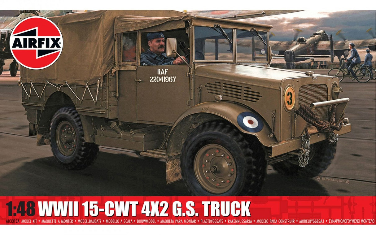 Airfix 1/48 WWII 15-CWT 4X2 G.S. Truck kit A03313A