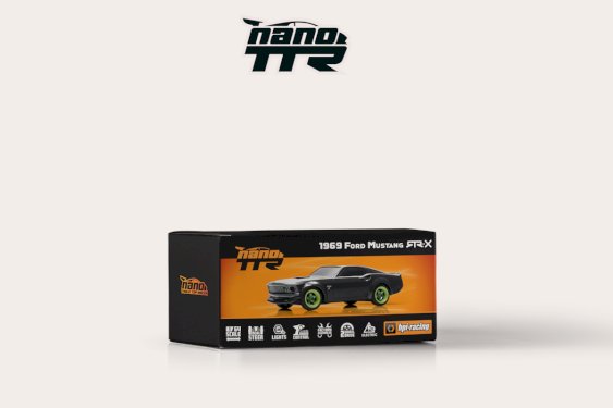HPI 1/64 Racing nano-TTR 1969 Ford Mustang RTR-X - Car Only 160981