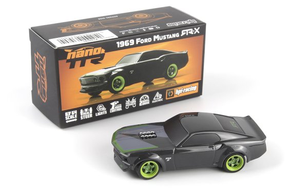 HPI 1/64 Racing nano-TTR 1969 Ford Mustang RTR-X - Car Only 160981