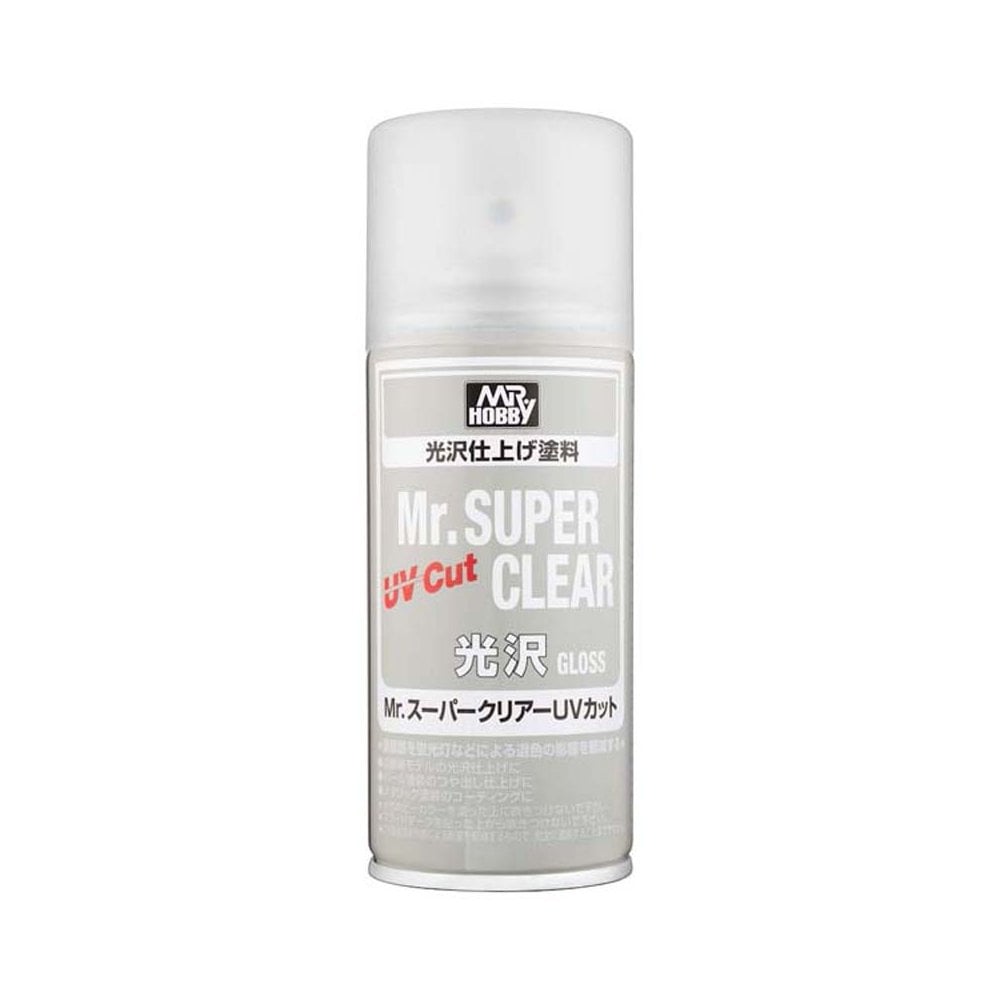 Mr Hobby Super Clear Finishing Spray UV Cut Gloss B-522