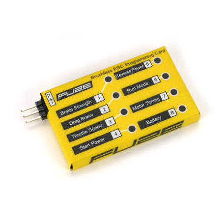 Fu2e Quick Programming Card for Brushless ESC