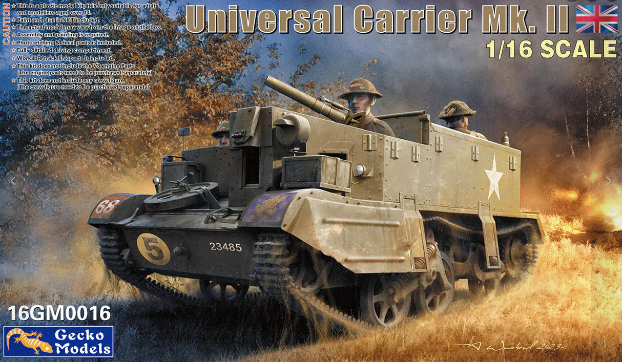Gecko 1/16 Universal Carrier Mk2