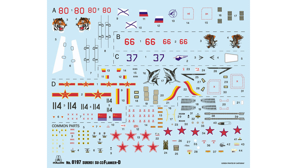 Italeri 1/72 Su-33 Sea Flanker–D 197