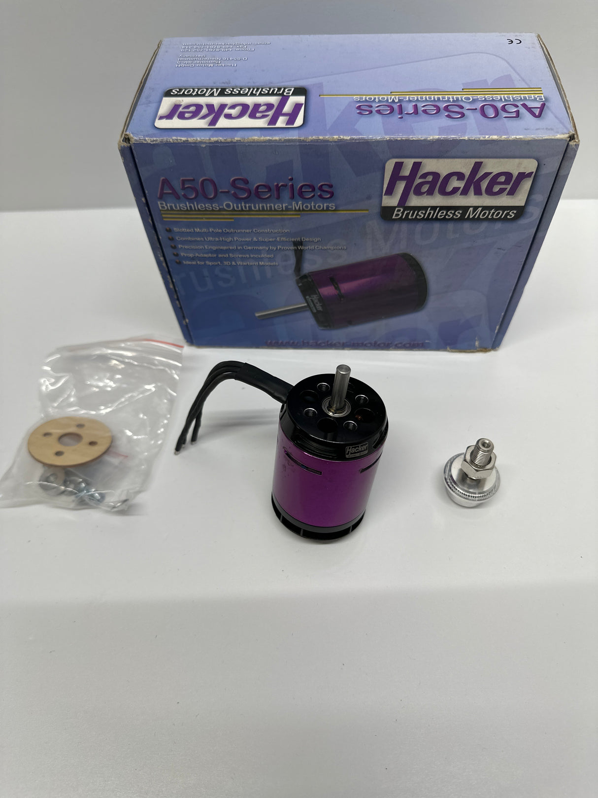 Hacker A50-14L 300 RPM Outrunner Brushless Motor earlier version to V4