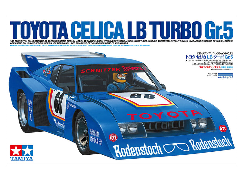 Tamiya 1/20 Toyota Celica LB Turbo Gr.5 20072