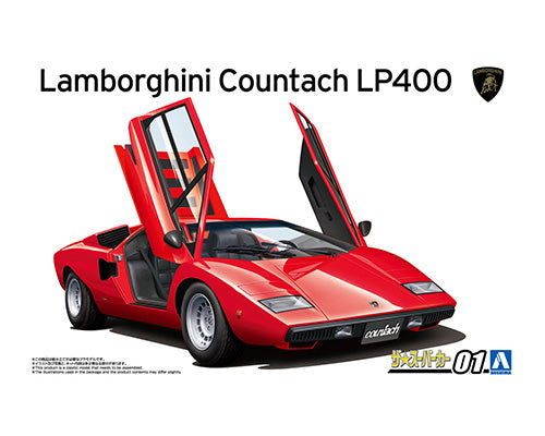 Aoshima 1/24 LAMBORGHINI Countach LP400 '74 Kit 20241