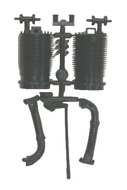 Williams 1918 LeRhone Rotary Engine Single Cylinder 2Inch Scale