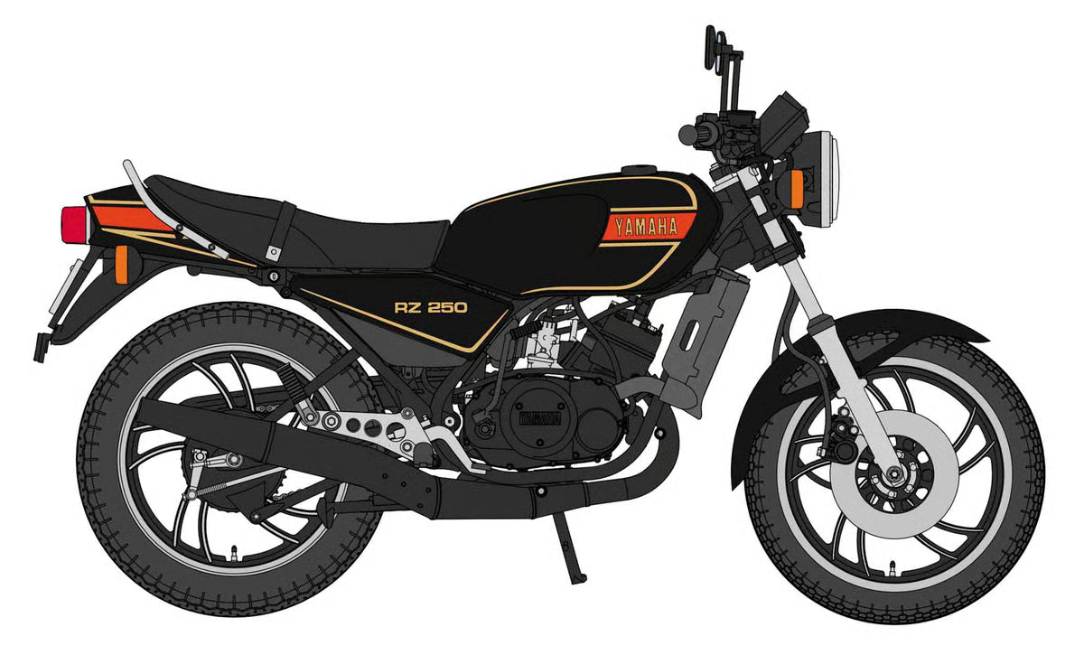 Hasegawa 1/12 1980 Yamaha RZ250 4L3 Black Kit