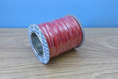 RED 16/0.2MM CABLE PER 100M