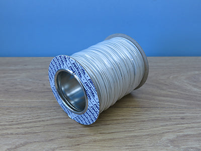 WHITE 16/0.2MM CABLE PER 100M