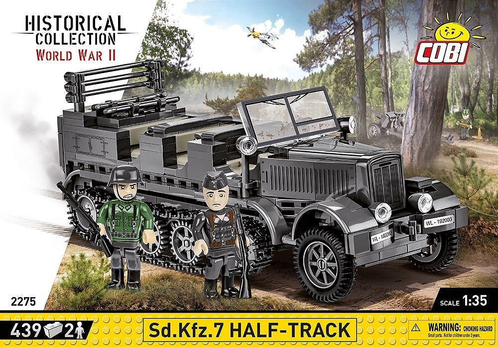 COBI SD.KFZ.7 HALF-TRACK 439 PCS HC WWII 2275