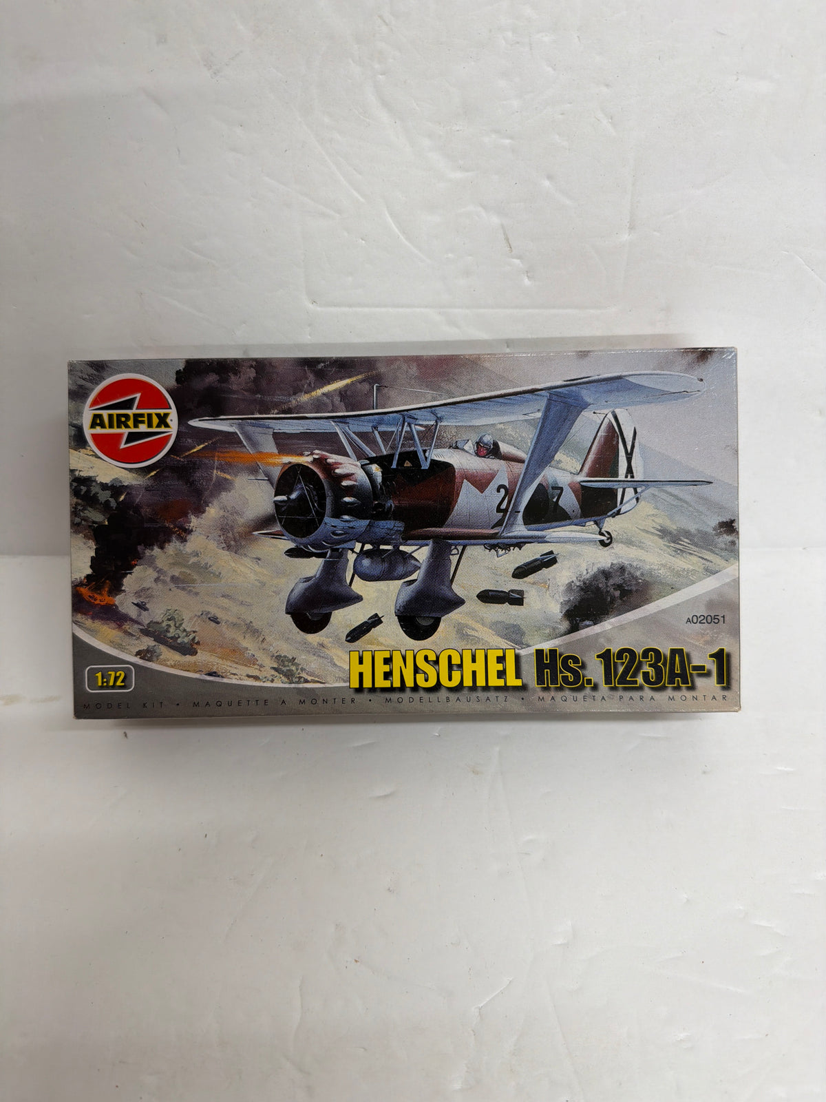 Airfix Plastic Model Kit Henschel Hs 123A-1 1/72