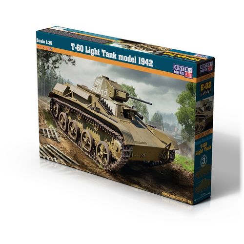 Mistercraft 1/35 T-60 Russian Light Tank Kit (1941) MCE02