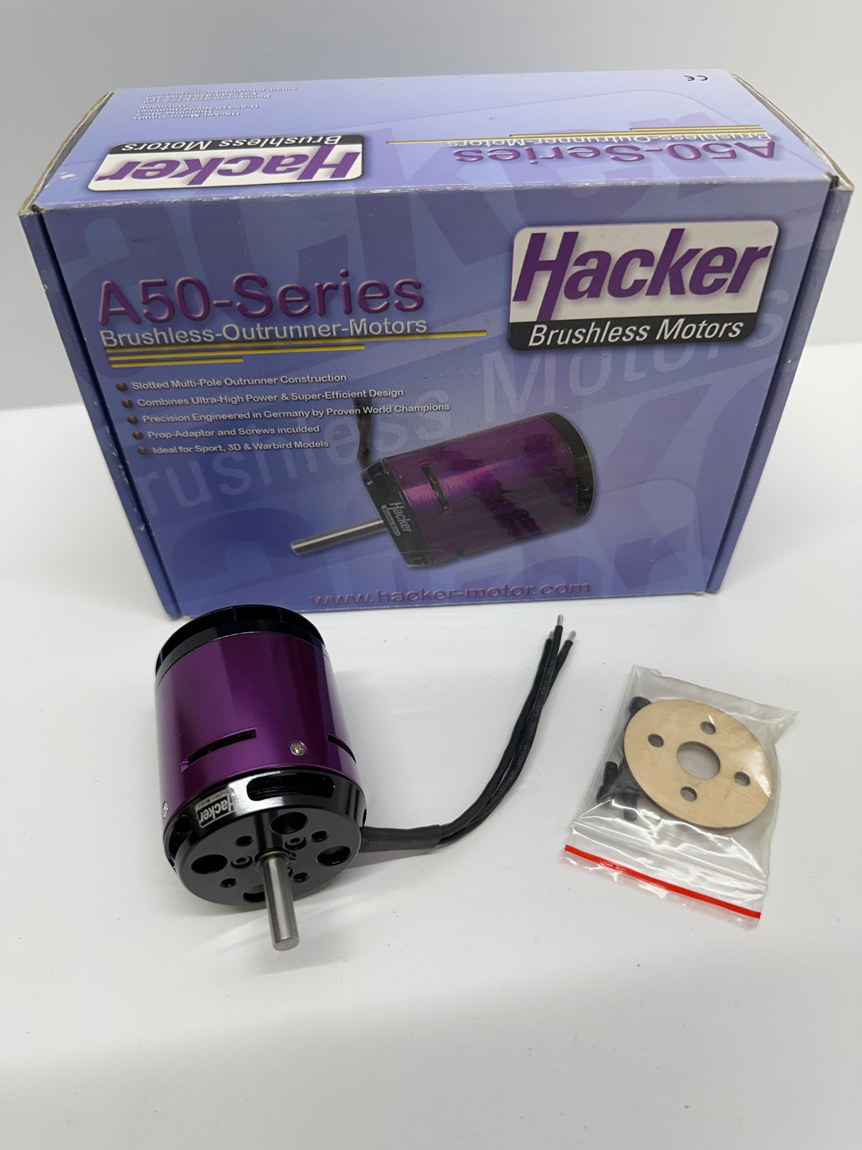 Hacker A50 14S Helicopter 10-pole Outrunner Brushless Motor HKRA5014S10PH