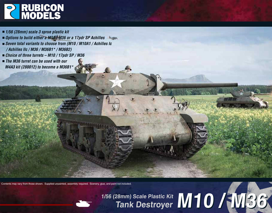 Rubicon Models M10 / M36 Tank Destroyer
