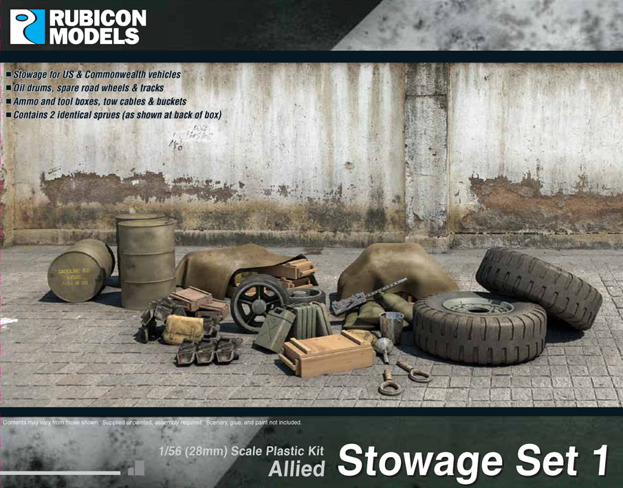 Rubicon Models Allied Stowage Set 1