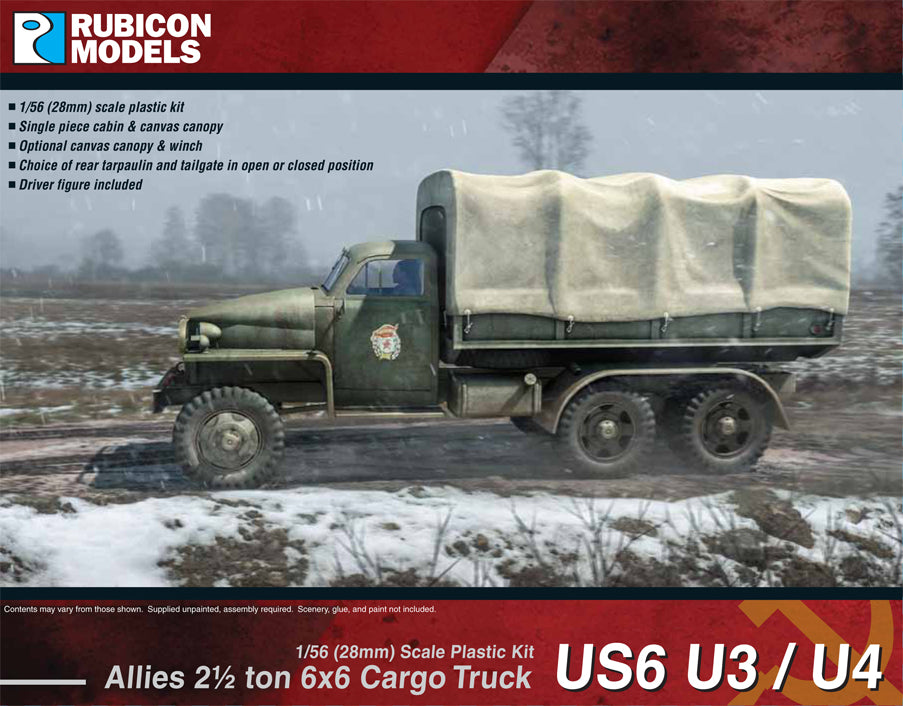 Rubicon Models US6 U3/U4 2½ ton 6x6 Truck (Studebaker)