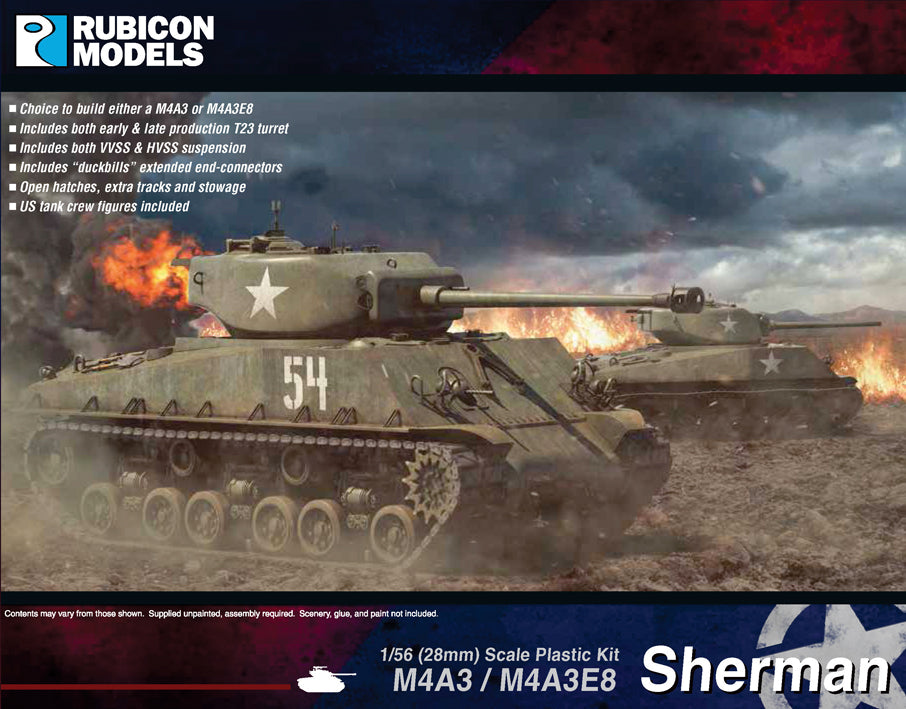 Rubicon Models M4A3 / M4A3E8 Sherman