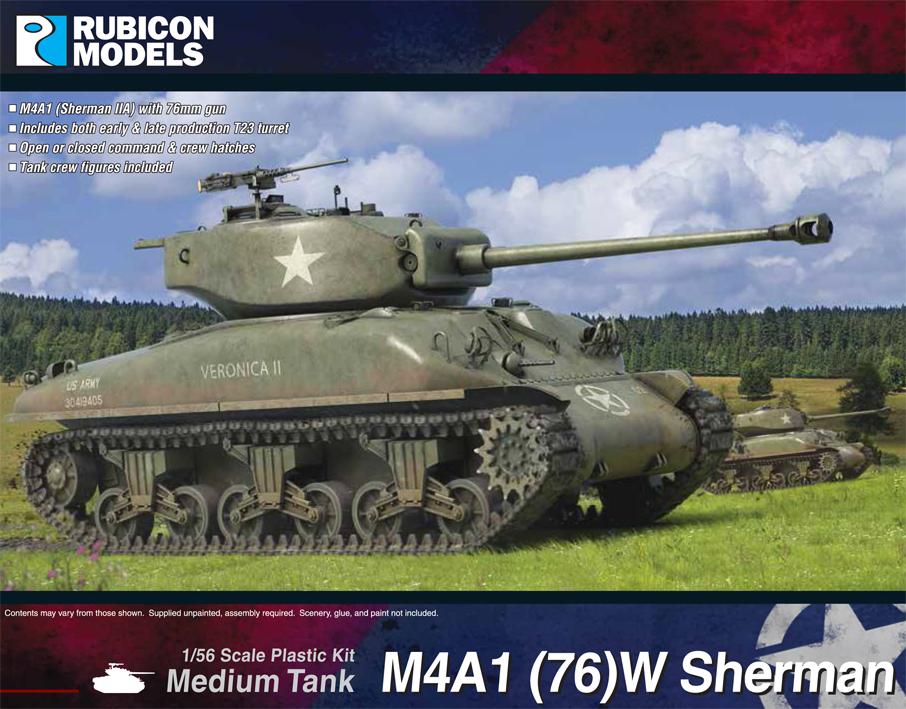 Rubicon Models M4A1 (76) W Sherman