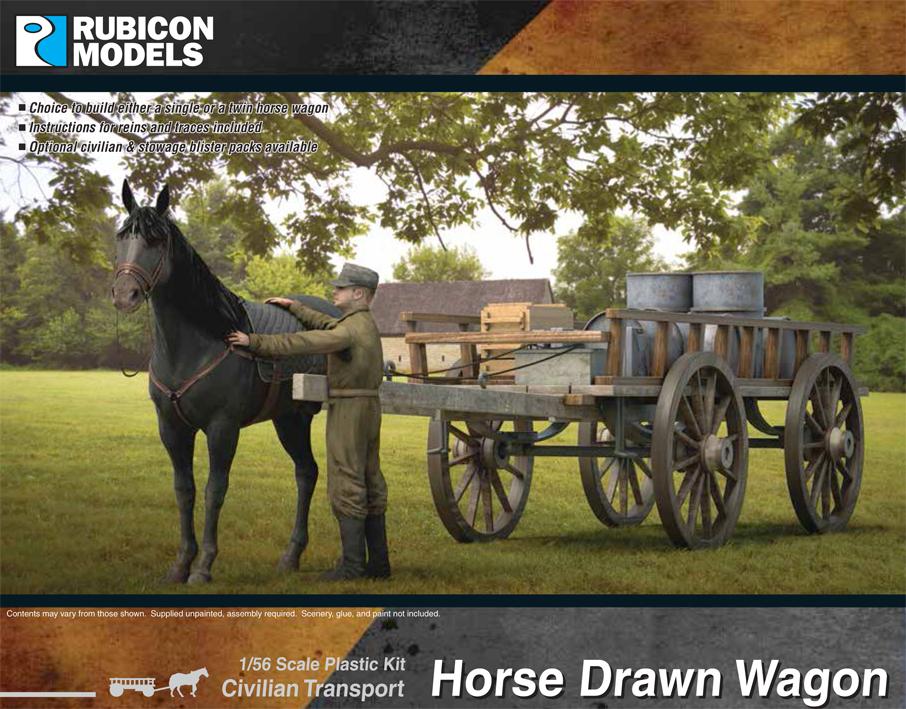 Rubicon Models Horse Drawn Wagon