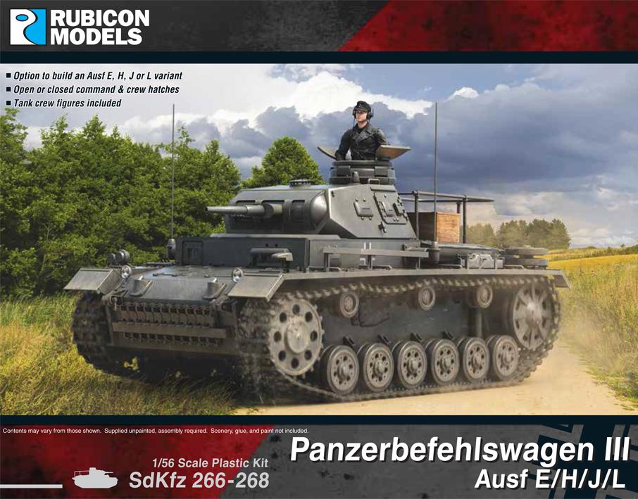 Rubicon Models Panzerbefehlswagen III Ausf E/H/J/L