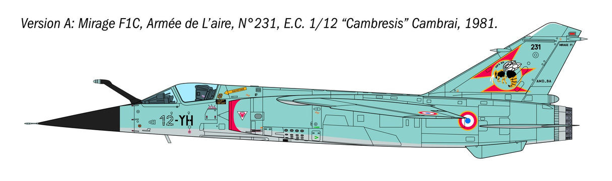 Italeri 1/48 Mirage F1 C/CR 2839