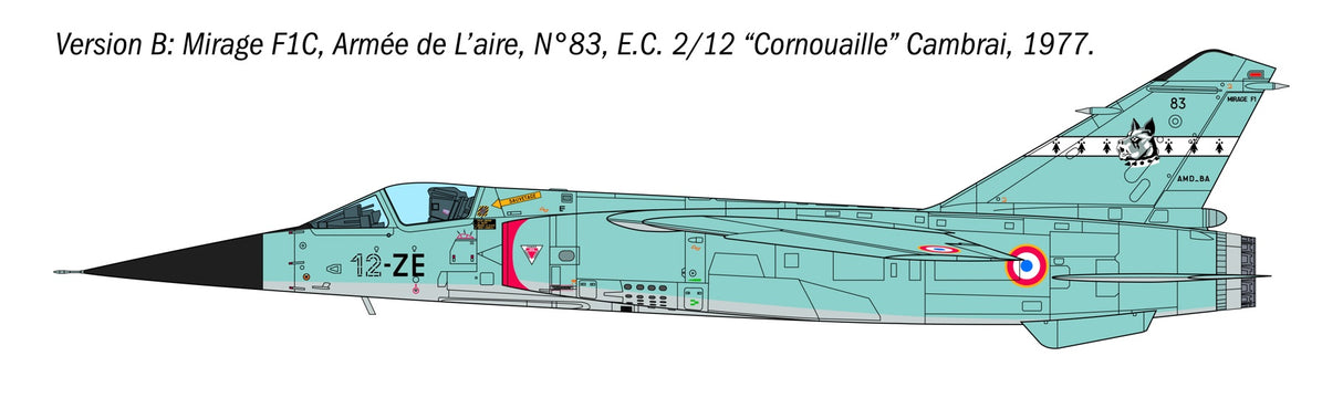 Italeri 1/48 Mirage F1 C/CR 2839