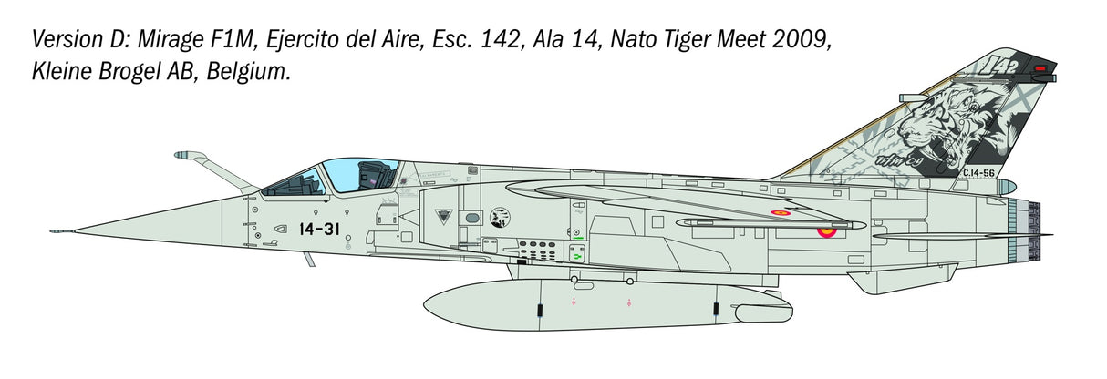 Italeri 1/48 Mirage F1 C/CR 2839