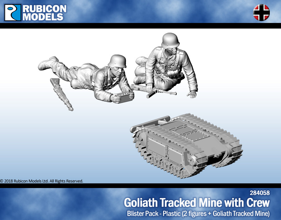 Rubicon Models Goliath Tracked Mine with Crew