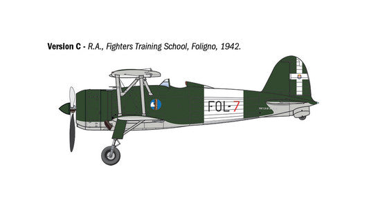 Italerai 1/48 FIAT CR.42 Falco Assault/Night Fighter Kit 2842
