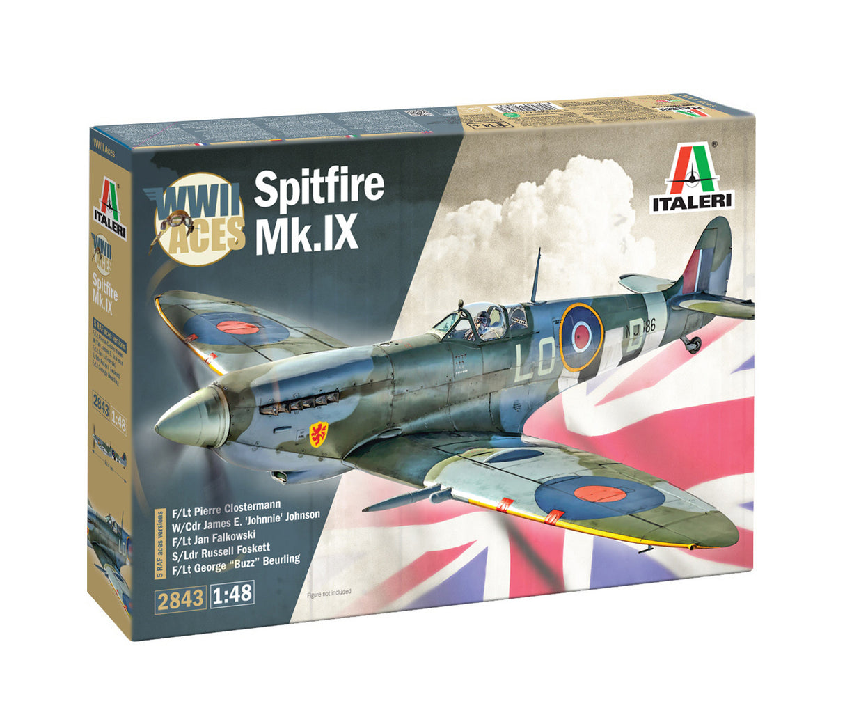 ITALERI 1/48 Spitfire Mk. IX Aces 2843