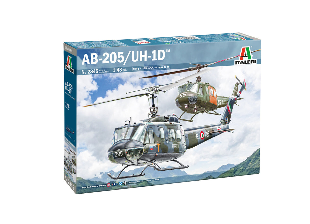 Italeri AB.205 / UH-1D "SAR" Search & Rescue Helicopter kit 2845