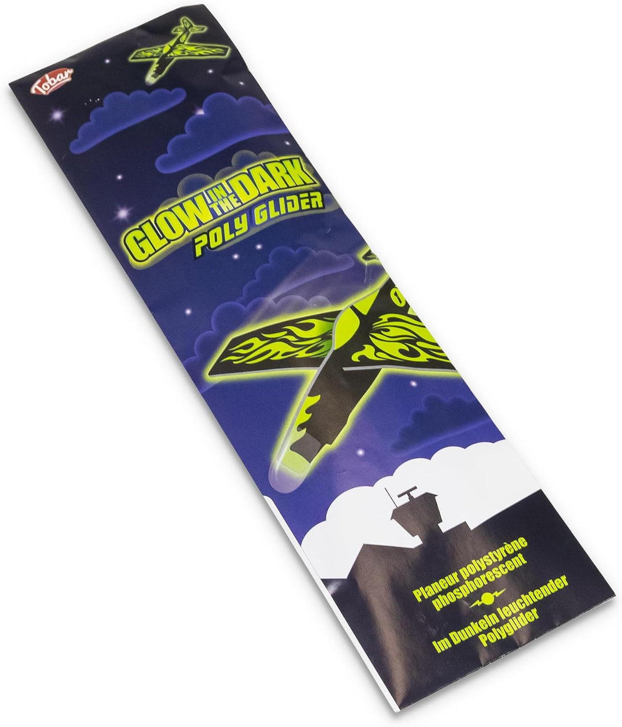 Tobar 29624 Glow in The Dark Poly Glider Assorted