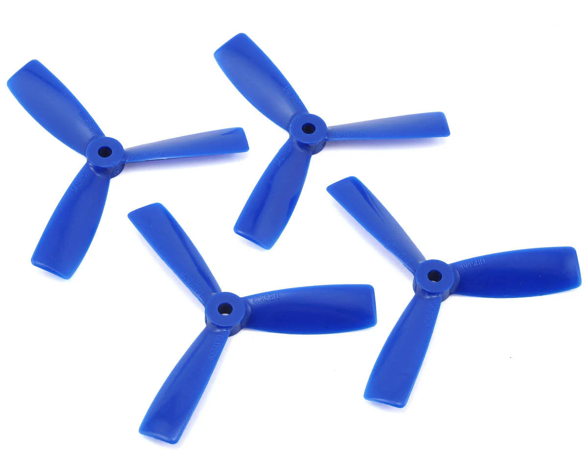 DALPROP 4045BN BLUE Bullnose 3-blade Propeller -Pack of 4